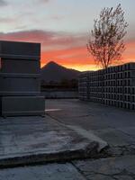 『夕焼け』島貫 陽子 東栄コンクリート工業株式会社